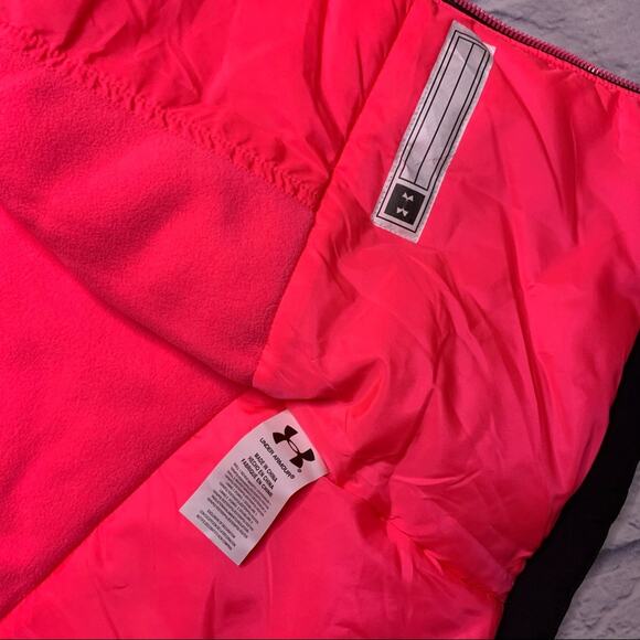 Under Armour Treetop Jacket in Black/Cerise - Picture 9 of 11